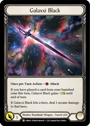 Galaxxi Black (CHN003) - Blitz Deck: Monarch - Chane