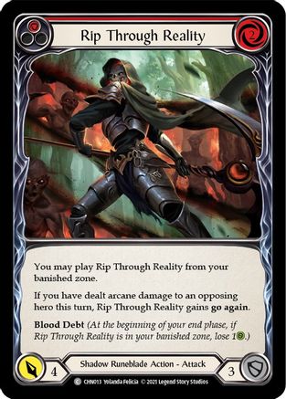 Rip Through Reality (Red)  (CHN013) - Blitz Deck: Monarch - Chane | Silver Goblin