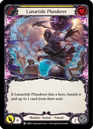 Lunartide Plunderer (Yellow)  (CHN023) - Blitz Deck: Monarch - Chane | Silver Goblin