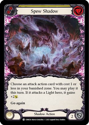 Spew Shadow (Yellow) (CHN024)  - Blitz Deck: Monarch - Chane