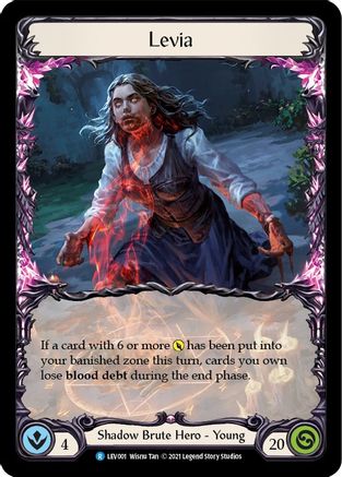 Levia (LEV001) Unlimited Edition Rainbow Foil - Blitz Deck: Monarch - Levia
