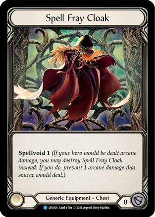 Spell Fray Cloak (LEV005) - Blitz Deck: Monarch - Levia