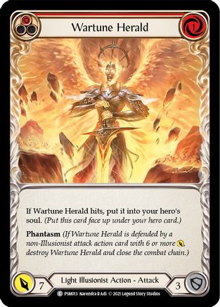 Wartune Herald (Red) (PSM013) - Blitz Deck: Monarch - Prism | Silver Goblin