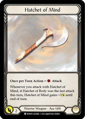 Hatchet of Mind // Spectral Shield 1st Edition  (MON106) - Monarch | Silver Goblin