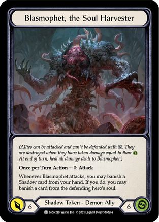 Blasmophet, the Soul Harvester // Ursur, the Soul Reaper (MON219) Unlimited Edition  - Monarch