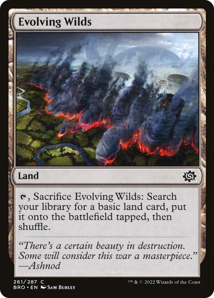Evolving Wilds [The Brothers' War] Foil