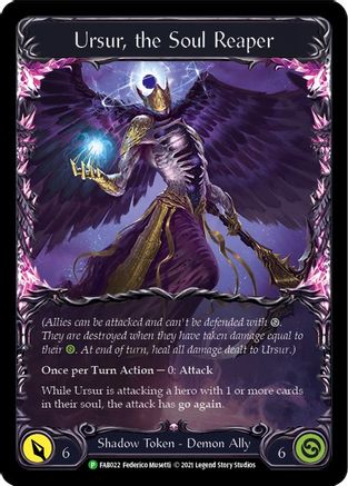 Ursur, the Soul Reaper - FAB022 (FAB022) Cold Foil - Flesh and Blood: Promo Cards