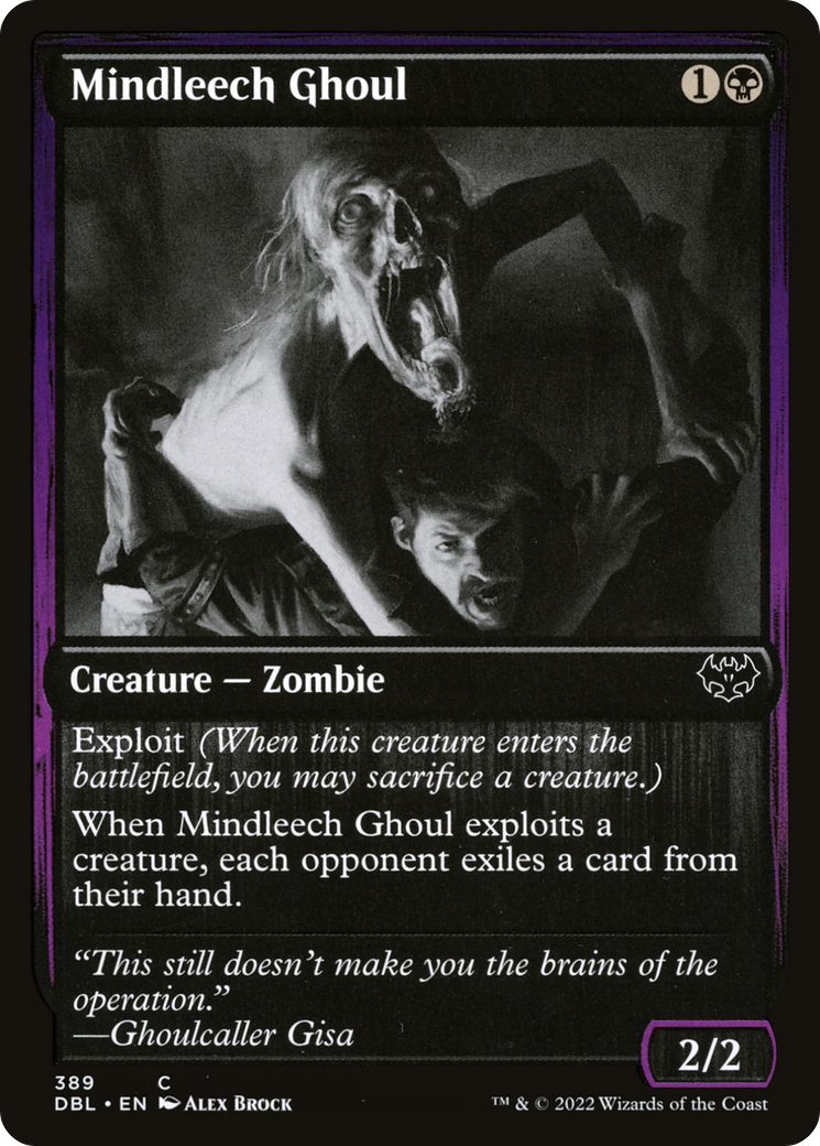 Mindleech Ghoul [Innistrad: Double Feature] Foil