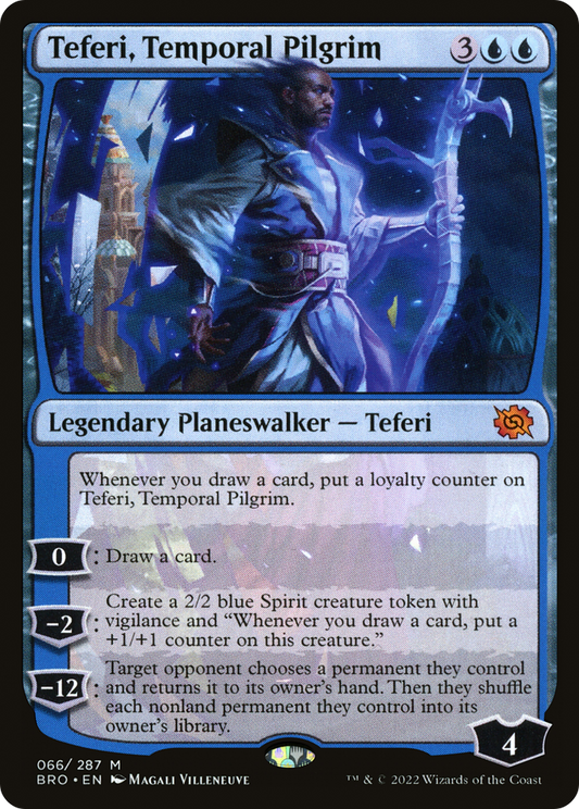 Teferi, Temporal Pilgrim [The Brothers' War] Foil