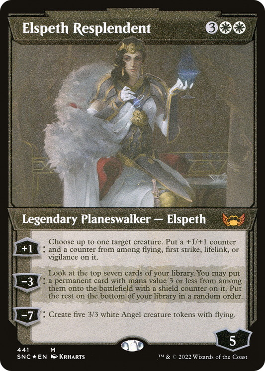 Elspeth Resplendent (Showcase Art Deco Foil Etched) [Streets of New Capenna]