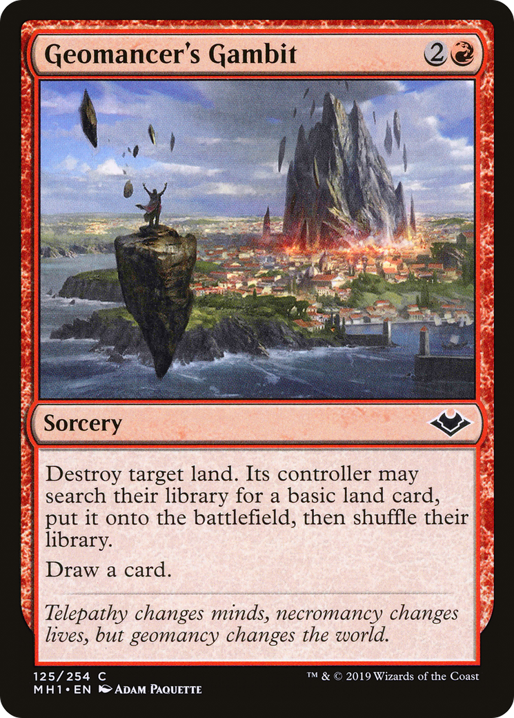 Geomancer's Gambit [Modern Horizons] Foil