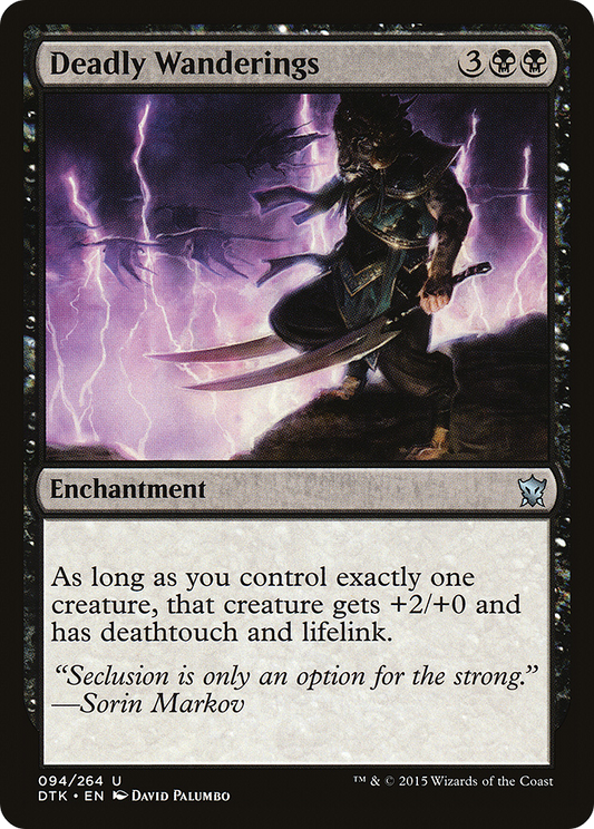 Deadly Wanderings [Dragons of Tarkir] Foil