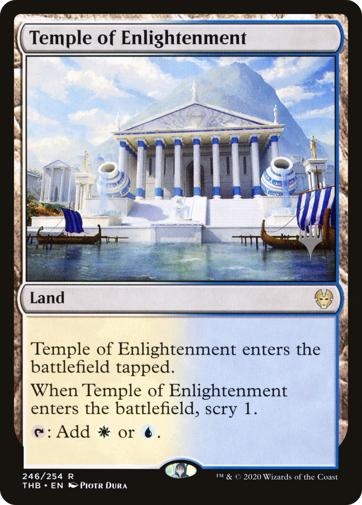 Temple of Enlightenment (Promo Pack) [Theros Beyond Death Promos] Foil