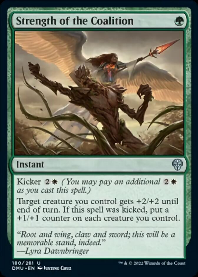 Strength of the Coalition [Dominaria United] | Silver Goblin