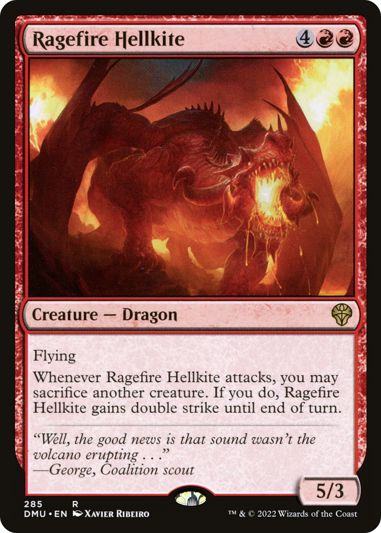 Ragefire Hellkite [Dominaria United] Foil