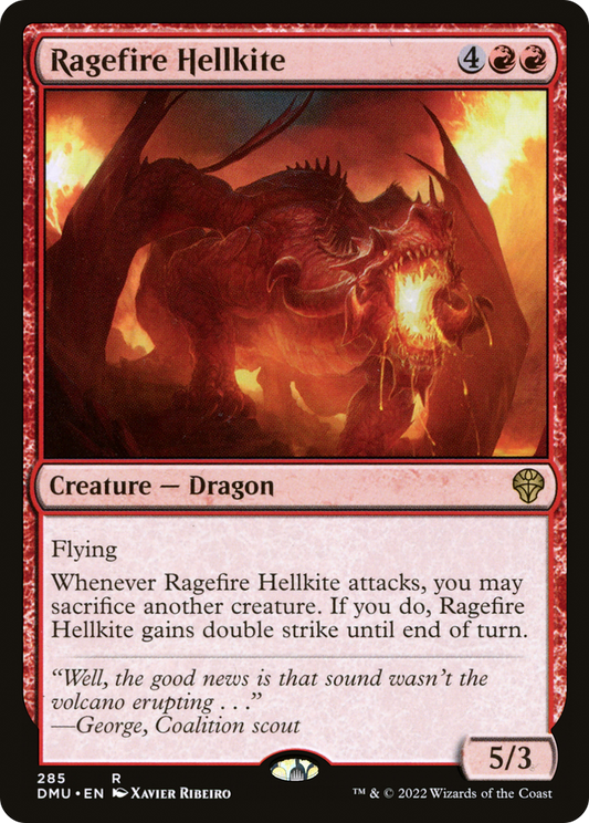 Ragefire Hellkite [Dominaria United] Foil