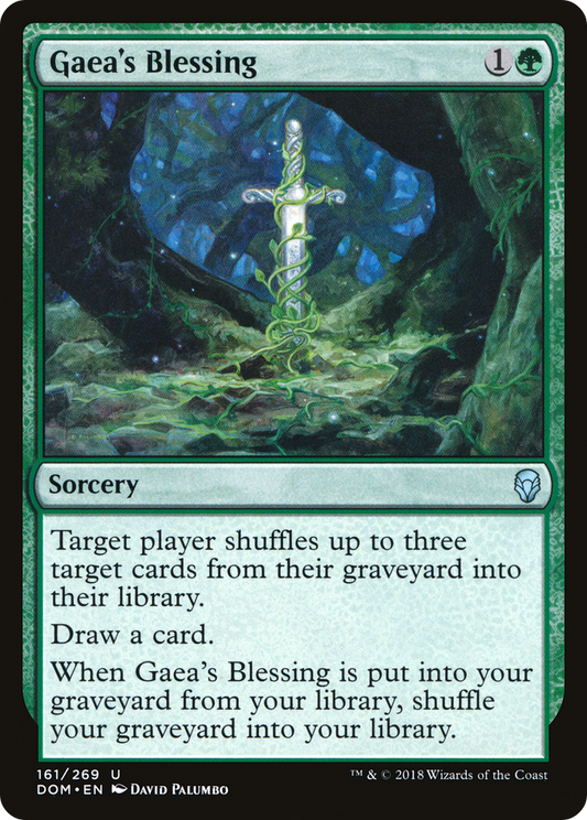 Gaea's Blessing [Dominaria] Foil