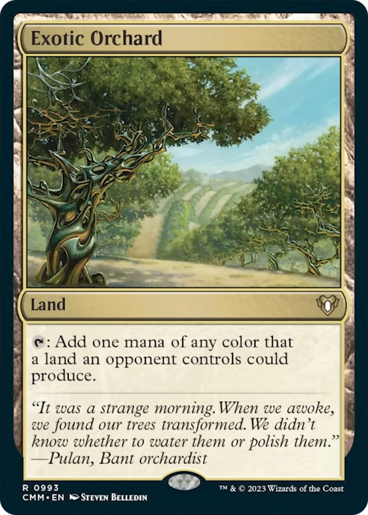 Exotic Orchard [Commander Masters] | Silver Goblin