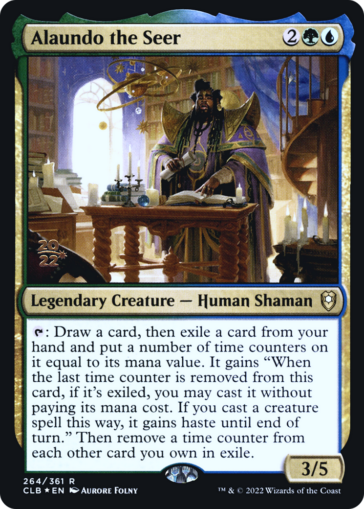 Alaundo the Seer [Commander Legends: Battle for Baldur's Gate Prerelease Promos] | Silver Goblin