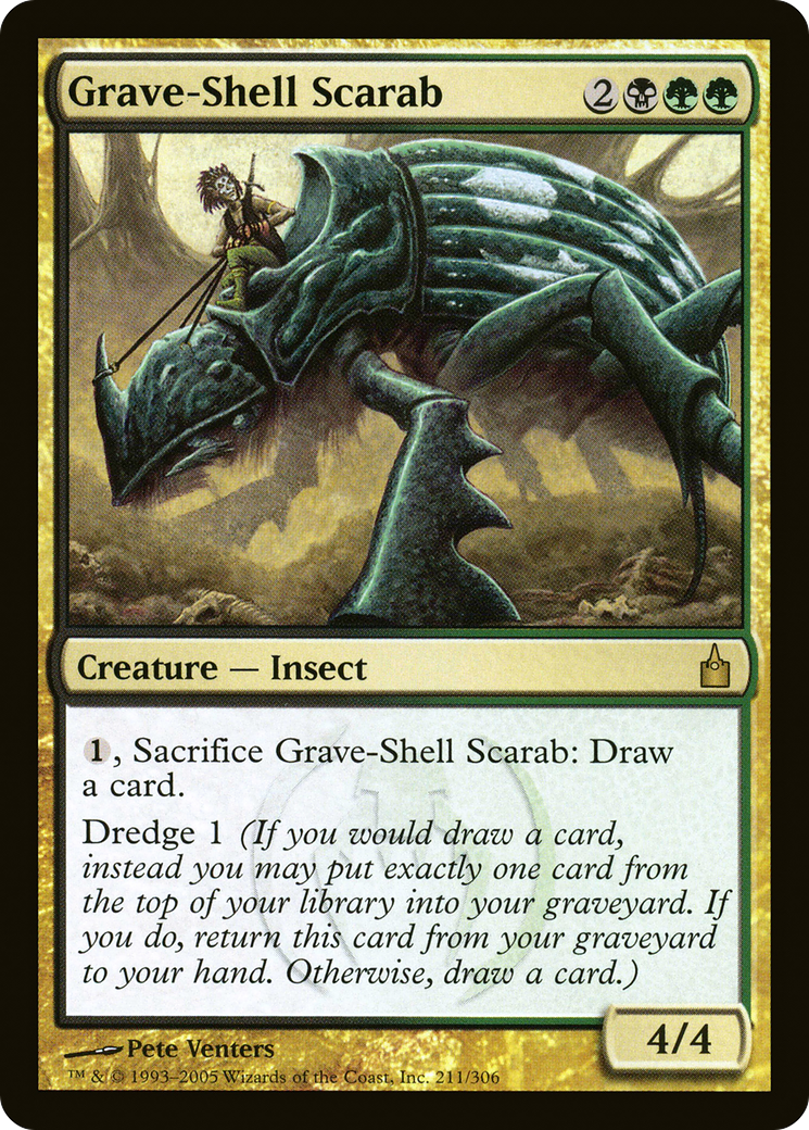Grave-Shell Scarab [Ravnica: City of Guilds] Foil