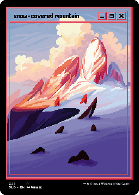 Snow-Covered Mountain (328) [Secret Lair Drop Series] Foil