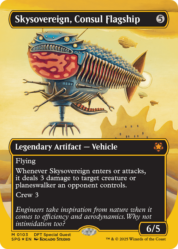 Skysovereign, Consul Flagship (First-Place Foil) (103) Foil - Special Guests