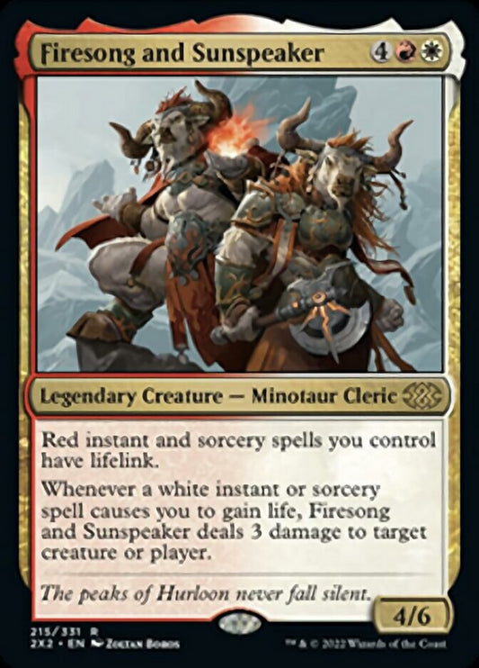Firesong and Sunspeaker [Double Masters 2022] Foil