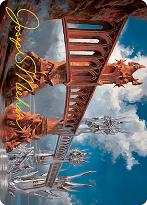 Silverbluff Bridge Art Card (Gold-Stamped Signature) [Modern Horizons 2 Art Series] | Silver Goblin