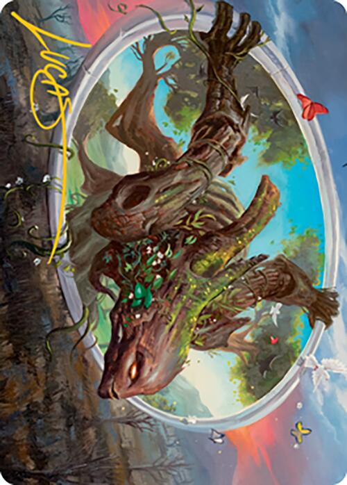 Gaea's Will Art Card (Gold-Stamped Signature) [Modern Horizons 2 Art Series] | Silver Goblin