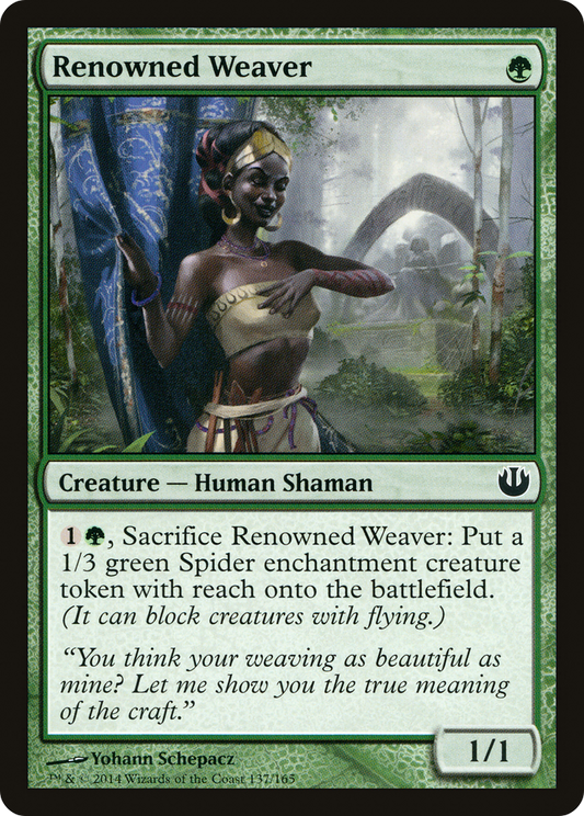 Renowned Weaver [Journey into Nyx] Foil
