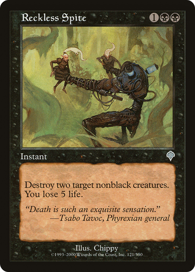 Reckless Spite [Invasion] Foil