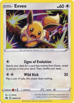 Eevee - SWSH118 (SWSH118) Holofoil - SWSH Sword & Shield Promo Cards