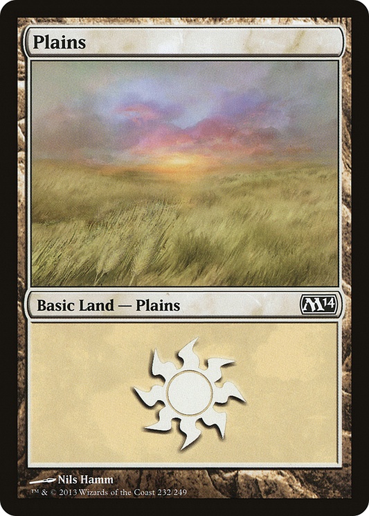 Plains (232) [Magic 2014] Foil