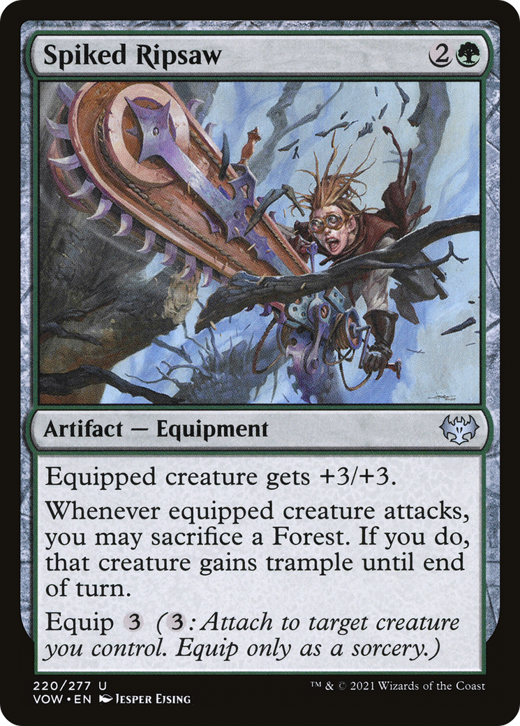 Spiked Ripsaw [Innistrad: Crimson Vow] Foil