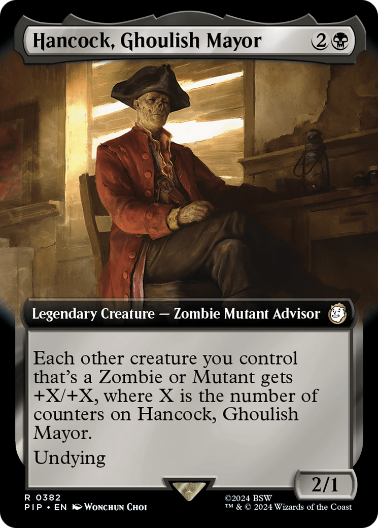 Hancock, Ghoulish Mayor (Extended Art) (382) - Fallout