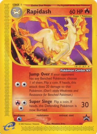 Rapidash [Pokemon Center NY] (51) - WoTC Promo