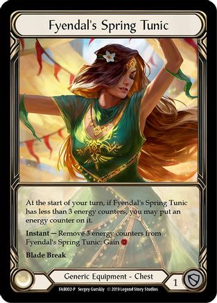 Fyendal's Spring Tunic (FAB002) Rainbow Foil - FaB Promos