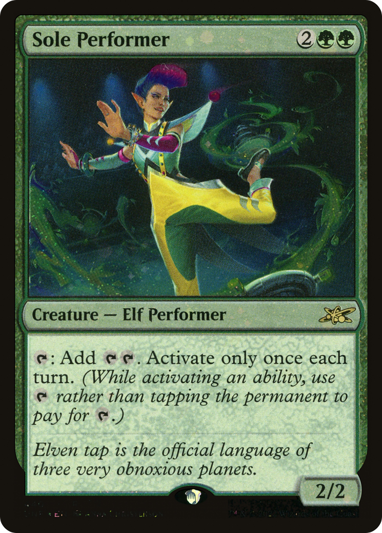 Sole Performer (Galaxy Foil) (440) Foil - Unfinity