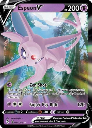 Espeon V (064/203) [Sword & Shield: Evolving Skies] | Silver Goblin