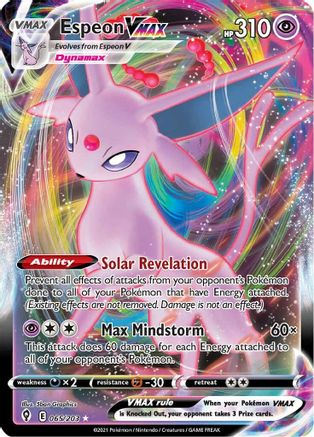 Espeon VMAX (65) Holofoil - Evolving Skies