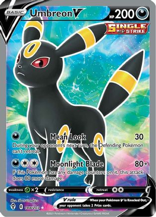 Umbreon V (Full Art) (188) Holofoil - Evolving Skies