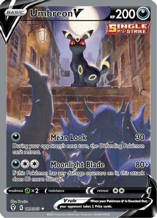 Umbreon V (Alternate Full Art) (189) Holofoil - Evolving Skies