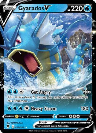 Gyarados V (028/203) [Sword & Shield: Evolving Skies] | Silver Goblin