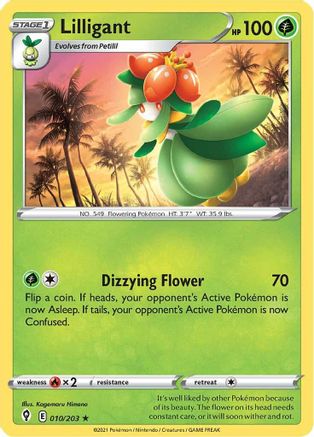 Lilligant (10) Reverse Holofoil - Evolving Skies