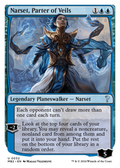 Narset, Parter of Veils (White Border) [Mystery Booster 2] | Silver Goblin