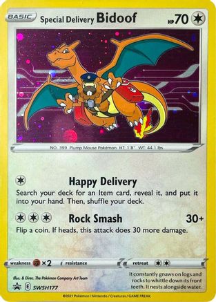 Special Delivery Bidoof (SWSH177) [Sword & Shield: Black Star Promos] | Silver Goblin