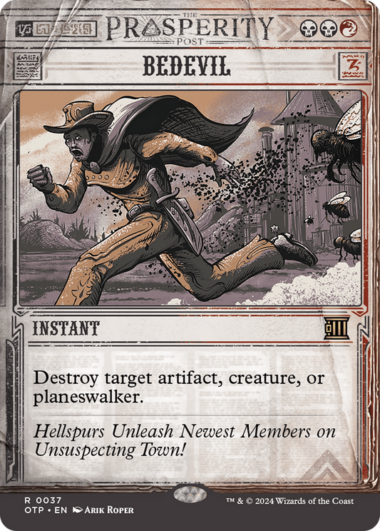 Bedevil [Outlaws of Thunder Junction: Breaking News] Foil