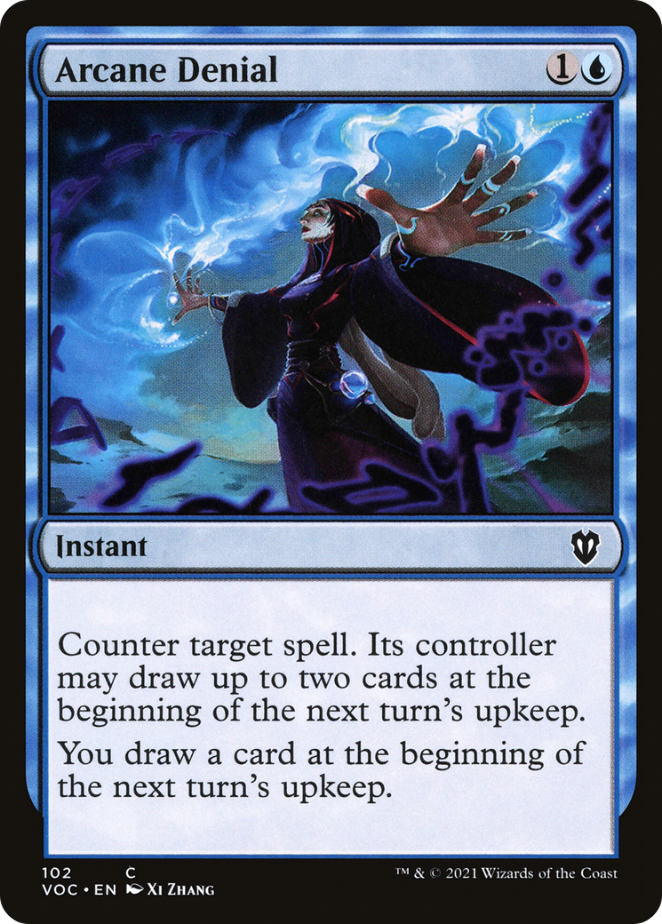 Arcane Denial [Innistrad: Crimson Vow Commander] | Silver Goblin