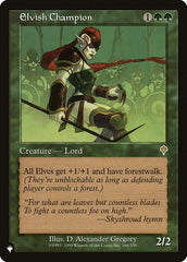 Elvish Champion [The List] | Silver Goblin