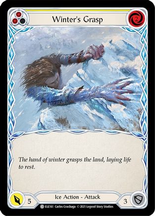 Winter's Grasp (Yellow) (ELE161) Unlimited Edition  - Tales of Aria
